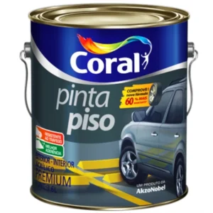 Tinta para Piso Coral Pinta Piso 3,6L Cinza Escuro