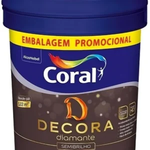 Tinta Acrílica Decora Coral 20L Branco Semibrilho