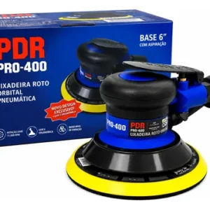 Lixadeira Roto Orbital PDR PRO-400 Base 6 com Aspiração