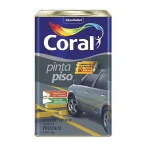 Tinta para Piso Coral Pinta Piso 18L Azul