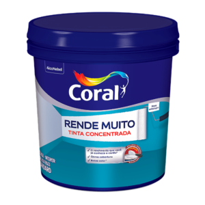Tinta Acrílica Rende Muito Coral 20L Branco Fosco