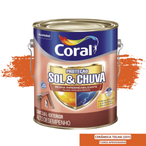 Impermeabilizante para Cerâmica Coral 0,9L Base Solvente