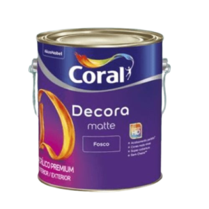 Tinta Acrílica Decora Coral 3,6L Branco Fosco